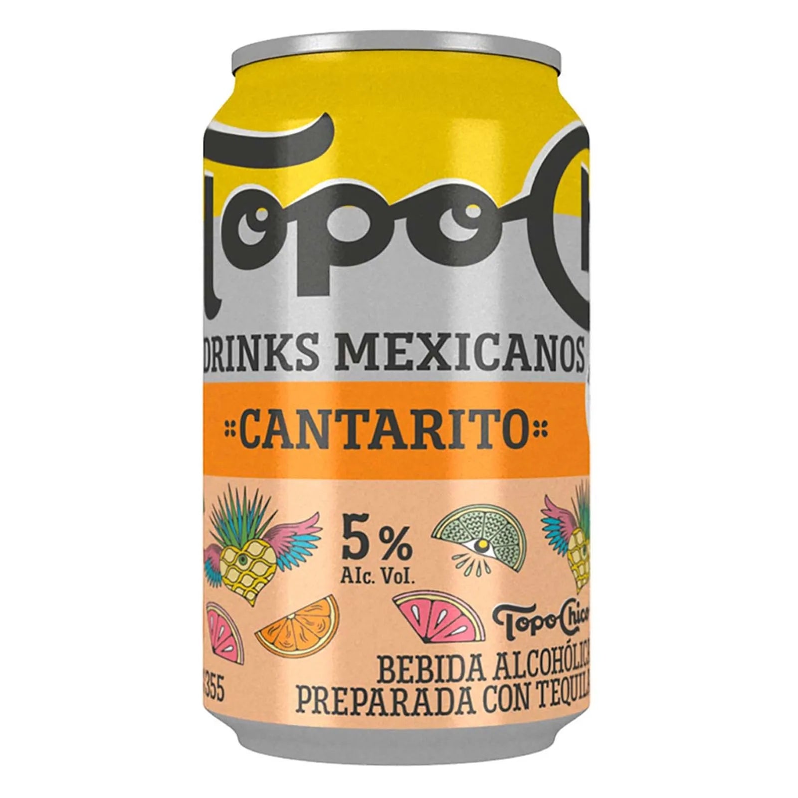 Bebida alcohólica preparada Topo Chico Cantarito 355 ml