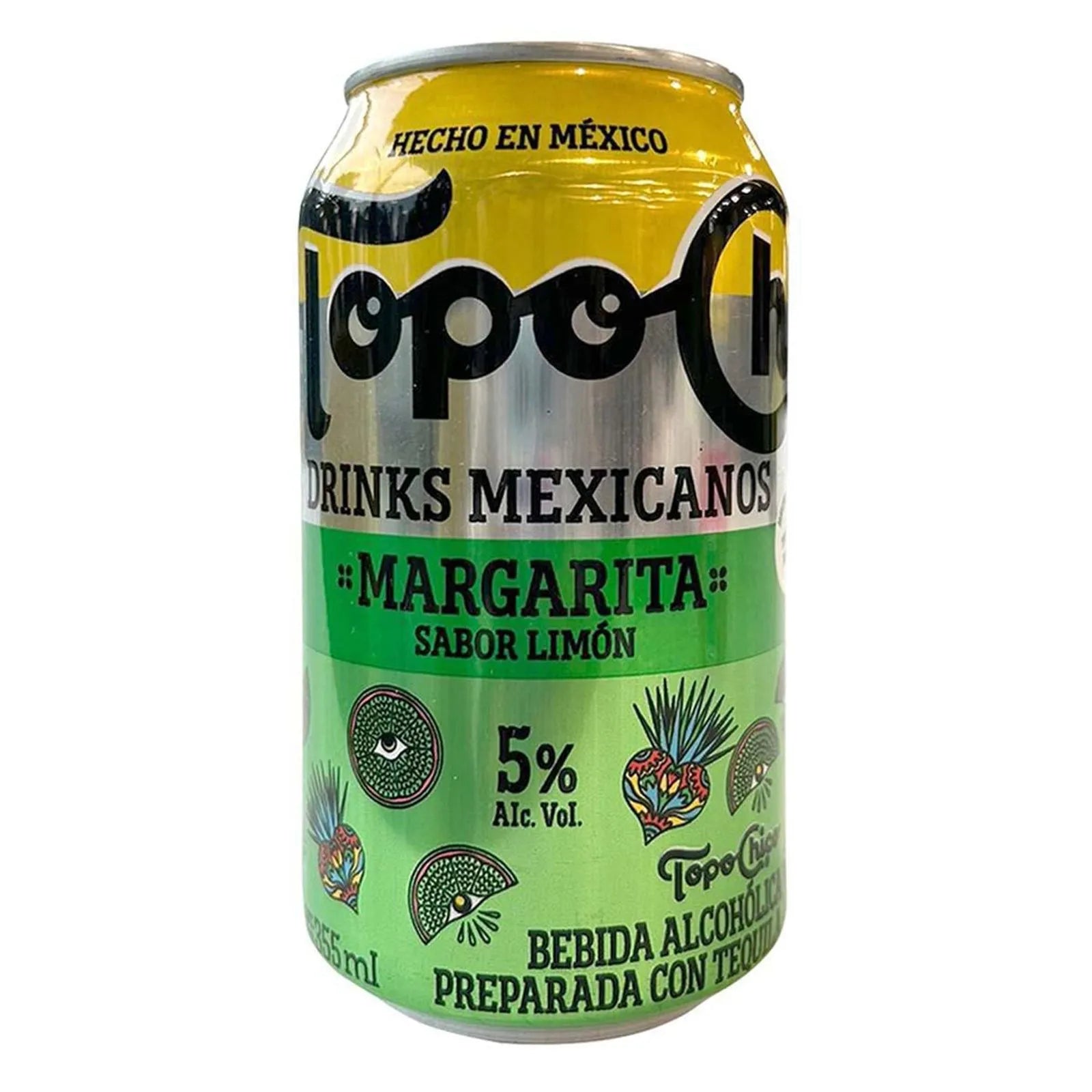 Bebida Preparada Topo Chico Drinks Mexicanos Margarita Sabor Limon 355 ml