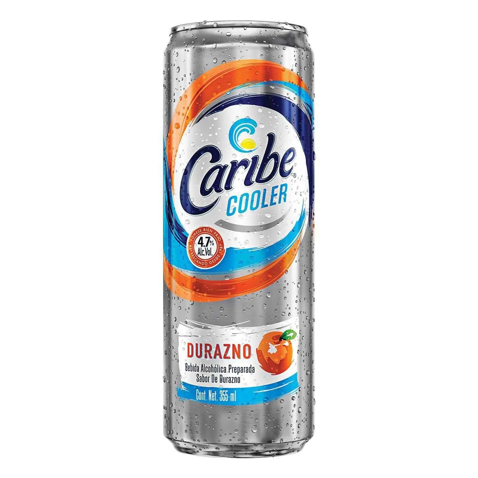 Cooler Caribe Durazno 355 ml