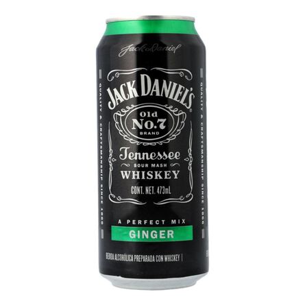 Cooler Jack Daniels Ginger Lata 473 ml