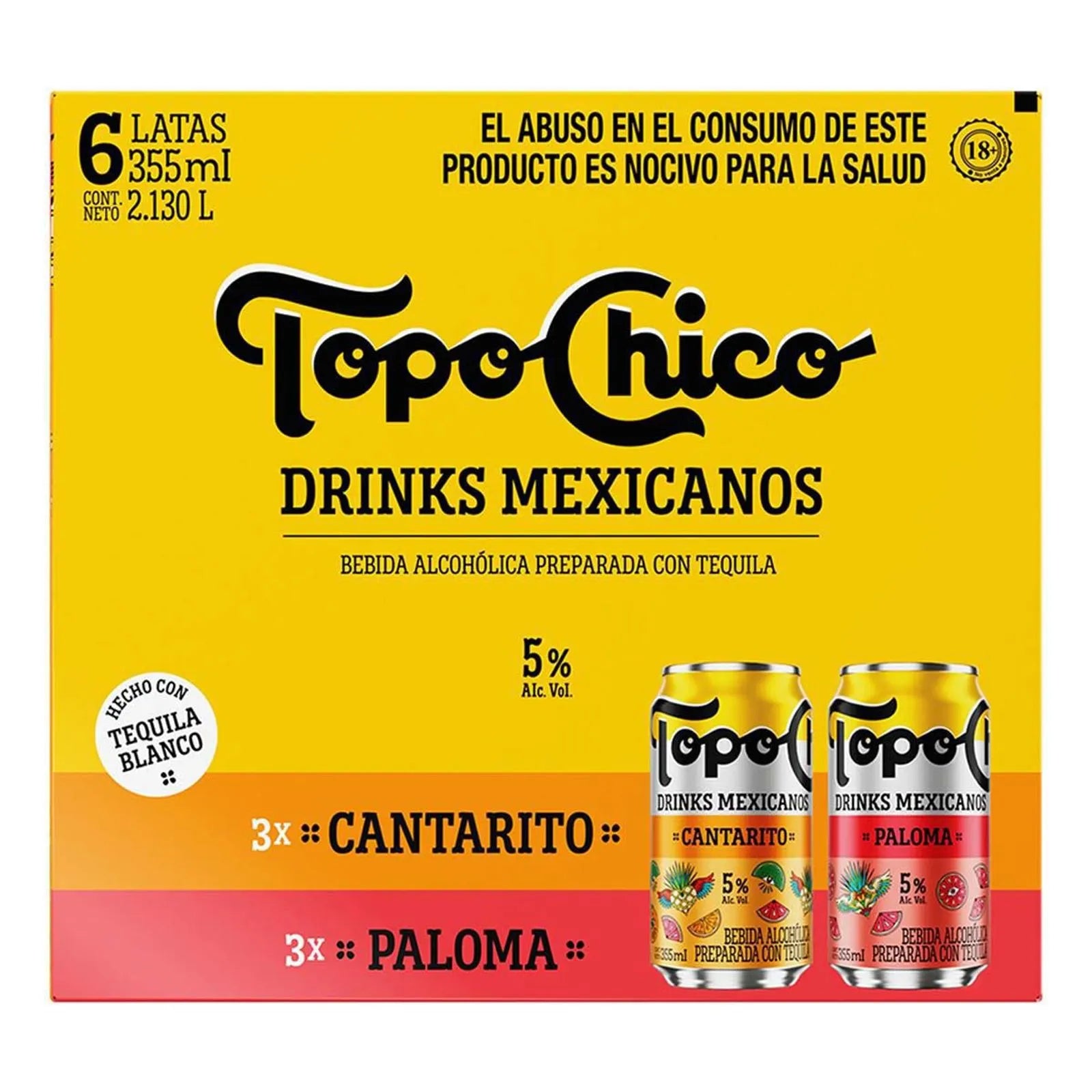 Bebida Preparada Topo Chico Drinks Mexicanos Paloma 473 ml