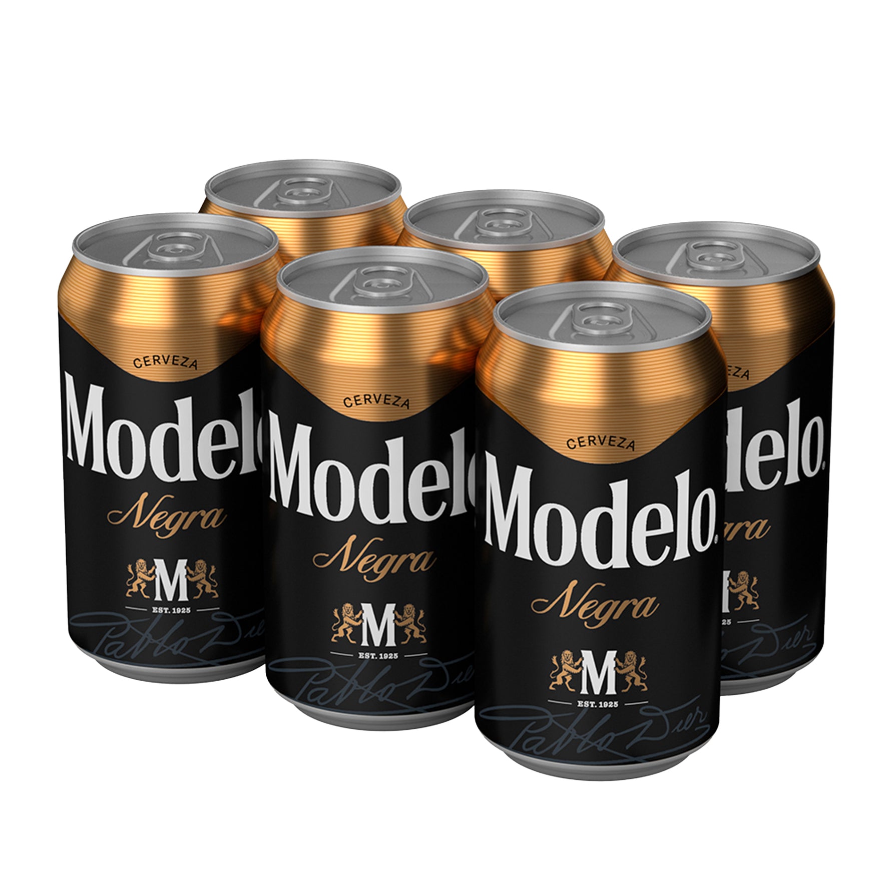 Cerveza Negra Modelo six Pack de Lata 355ml