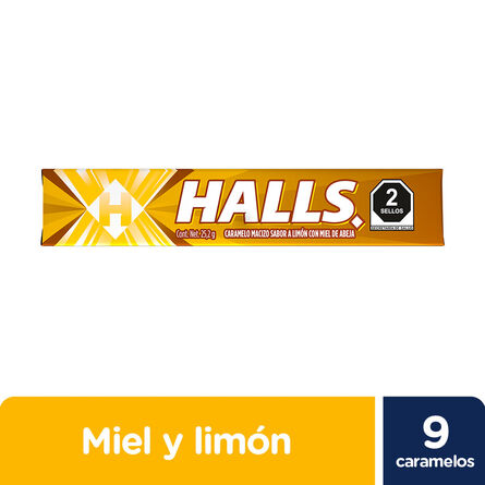 Caramelo Halls Miel Limon 25 gr