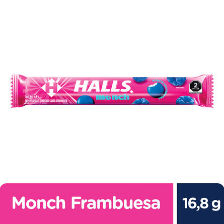 Caramelo Halls Monch Frambuesa 16.8 gr