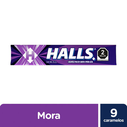 Caramelo Halls Mora Azul 25 gr