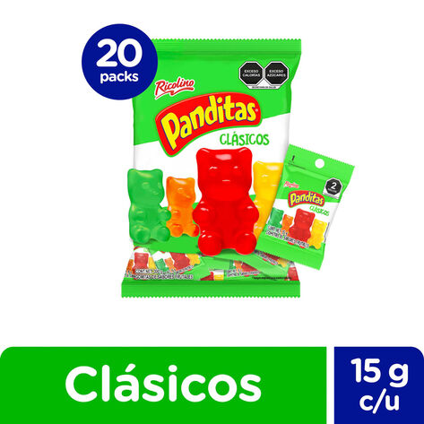 Gomita Ricolino Mini Panditas 20 pz