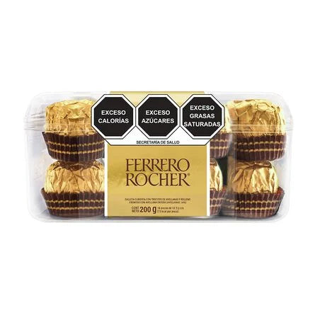 Chocolate Ferrero Rocher Caja con 16 pz