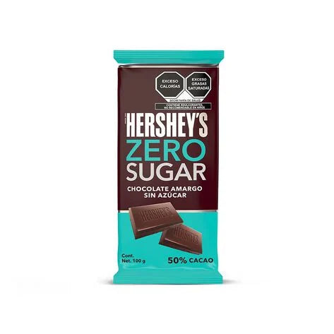 Chocolate Barra Zero Sugar Hersheys 100 gr