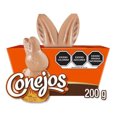 Chocolates Conejos Turín Caja Con 10 Pz