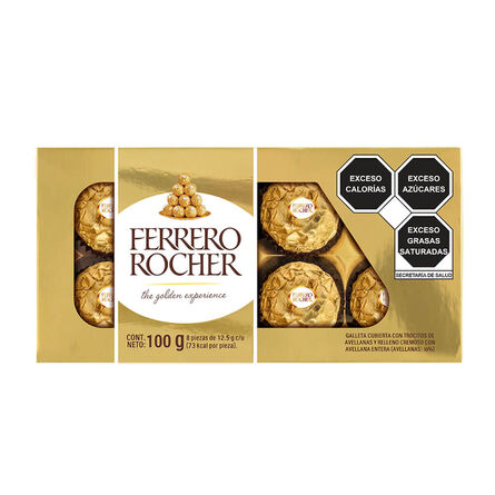 Chocolate Ferrero Rocher Caja con 8 pz