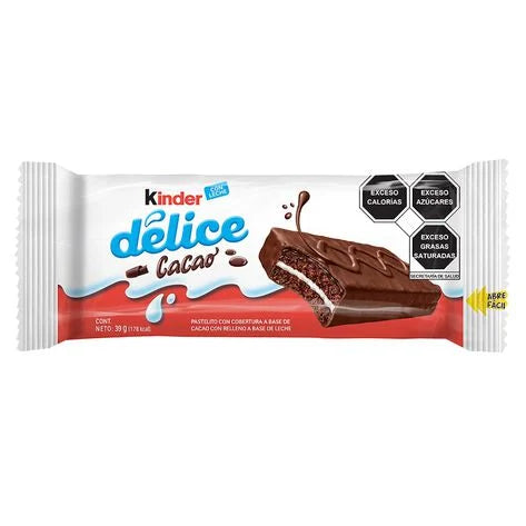 Chocolate Kinder Delice Cacao 39 gr