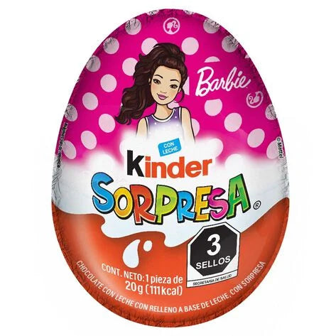 Chocolate Kinder Sorpresa Para Niña 20 gr