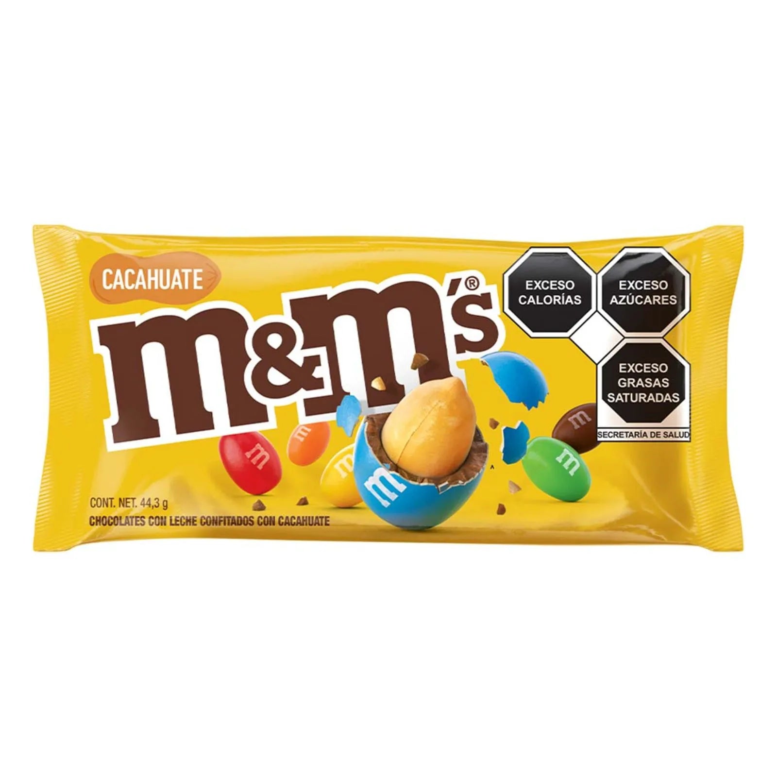 Chocolate Confitado Cacahuate Cubierta Confitada M&M's 44.3 gr