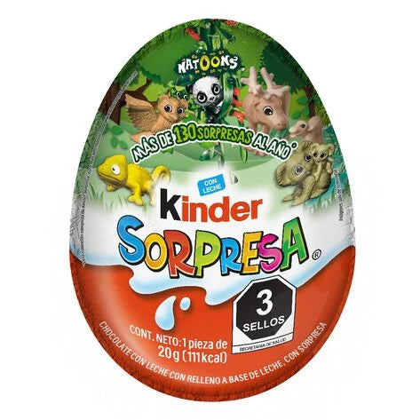Chocolate Kinder Sorpresa Natoons 20 gr