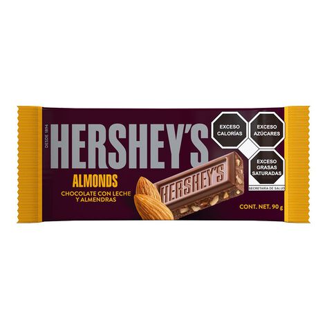 Chocolate Barra Almonds Hershey's 90 gr