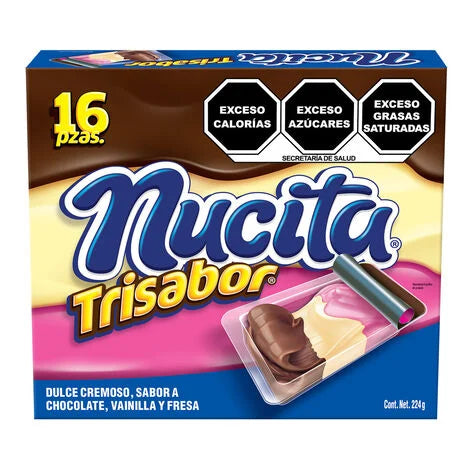Nucita Trisabor 16 piezas 224 gr