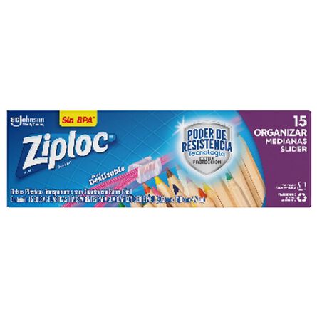 Bolsa Ziploc Multiusos 15 pz