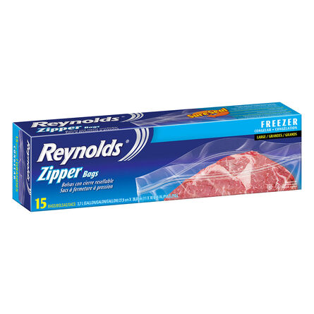 Bolsas Herméticas Reynolds Freezer medianas 15 pz