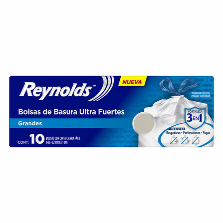 Bolsas de Basura Reynolds Grande 8 pz