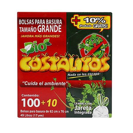 Bolsas Para Basura Grandes Costalitos Bio Con Jareta 100 Pz