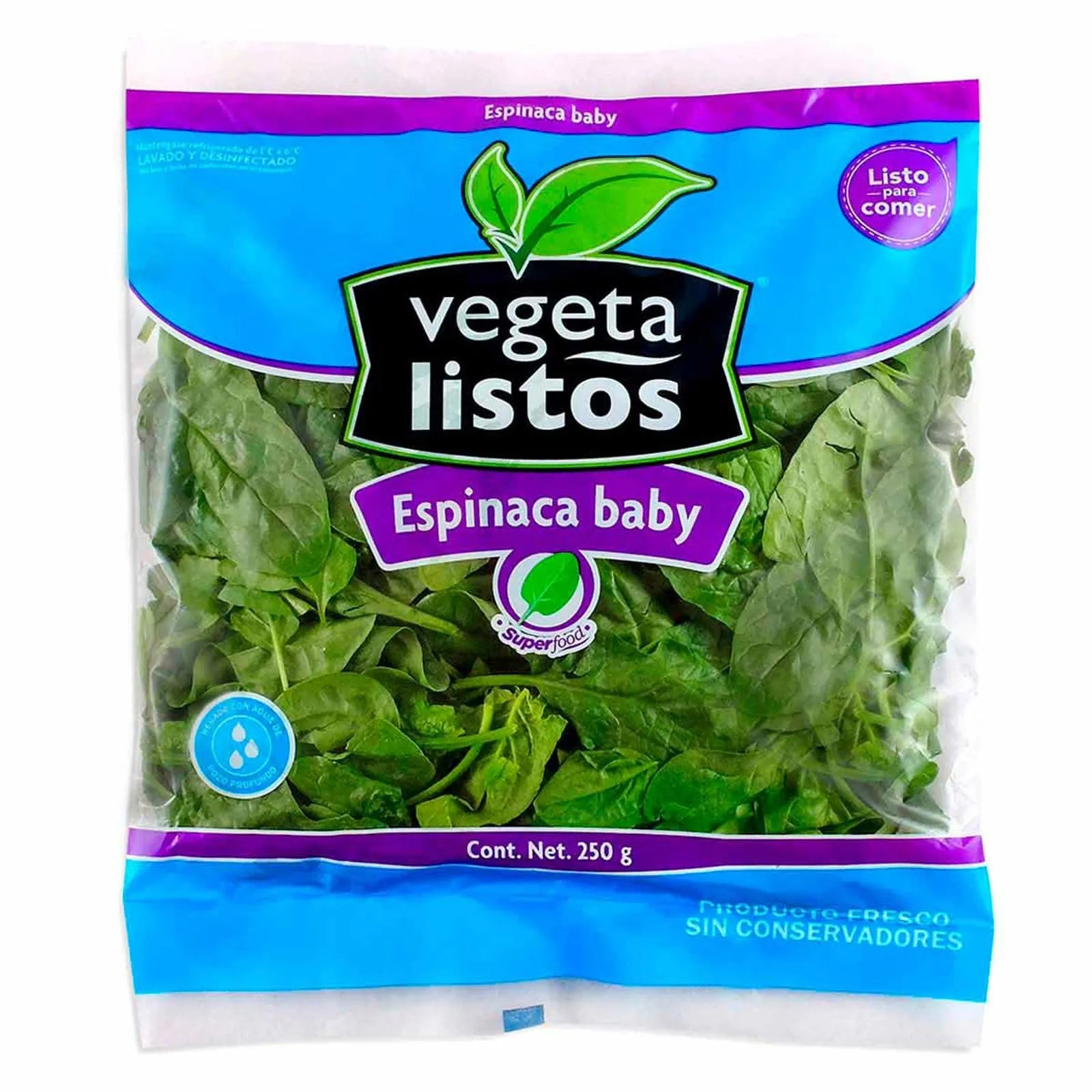 Espinaca Baby Vegetalistos 250g