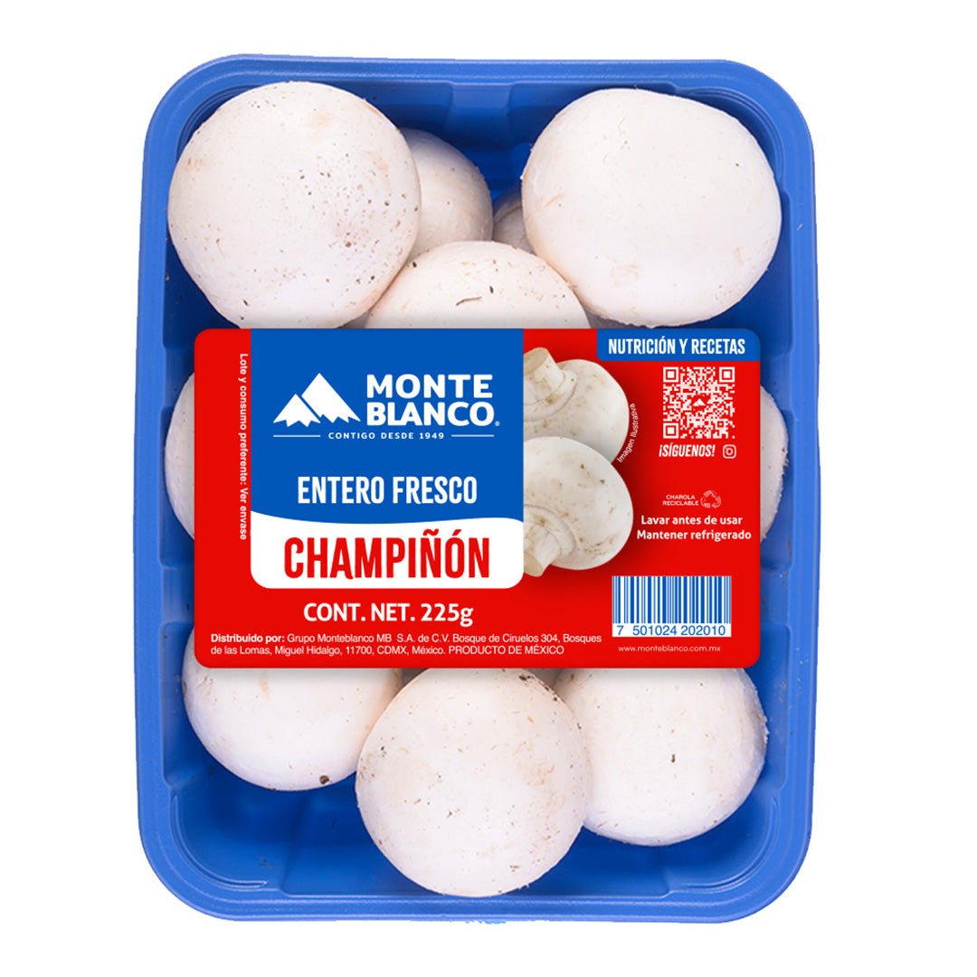 Champiñon Entero Monte Blanco 225g
