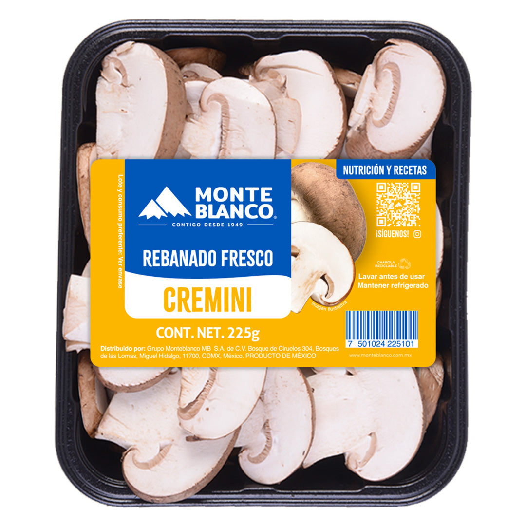 Champiñón Cremini Entero Monte Blanco 225g