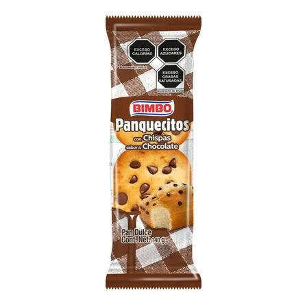 Panquecitos Chispas de Chocolate Bimbo 140 gr