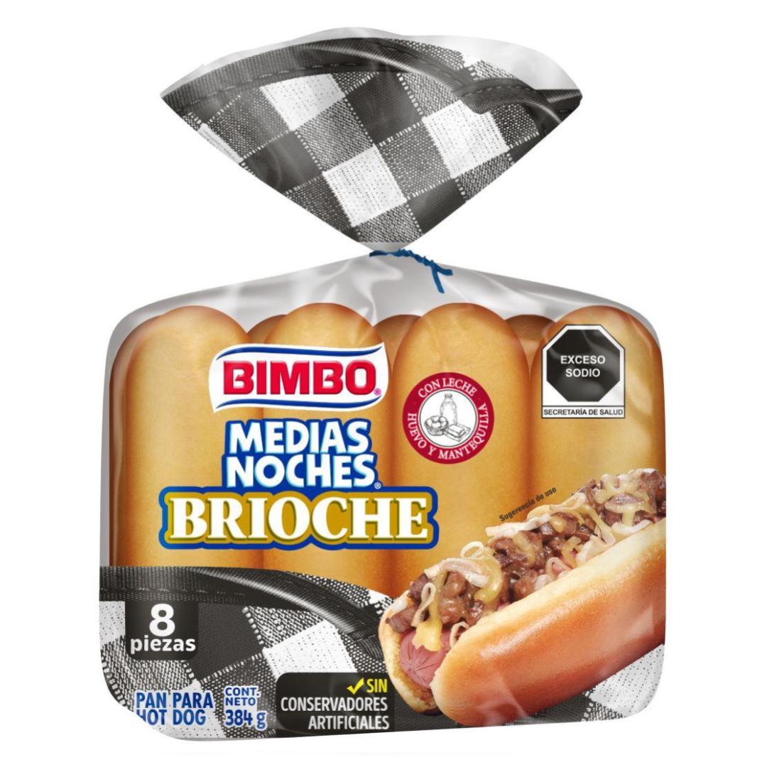 Medias Noches Brioche Bimbo 384 gr