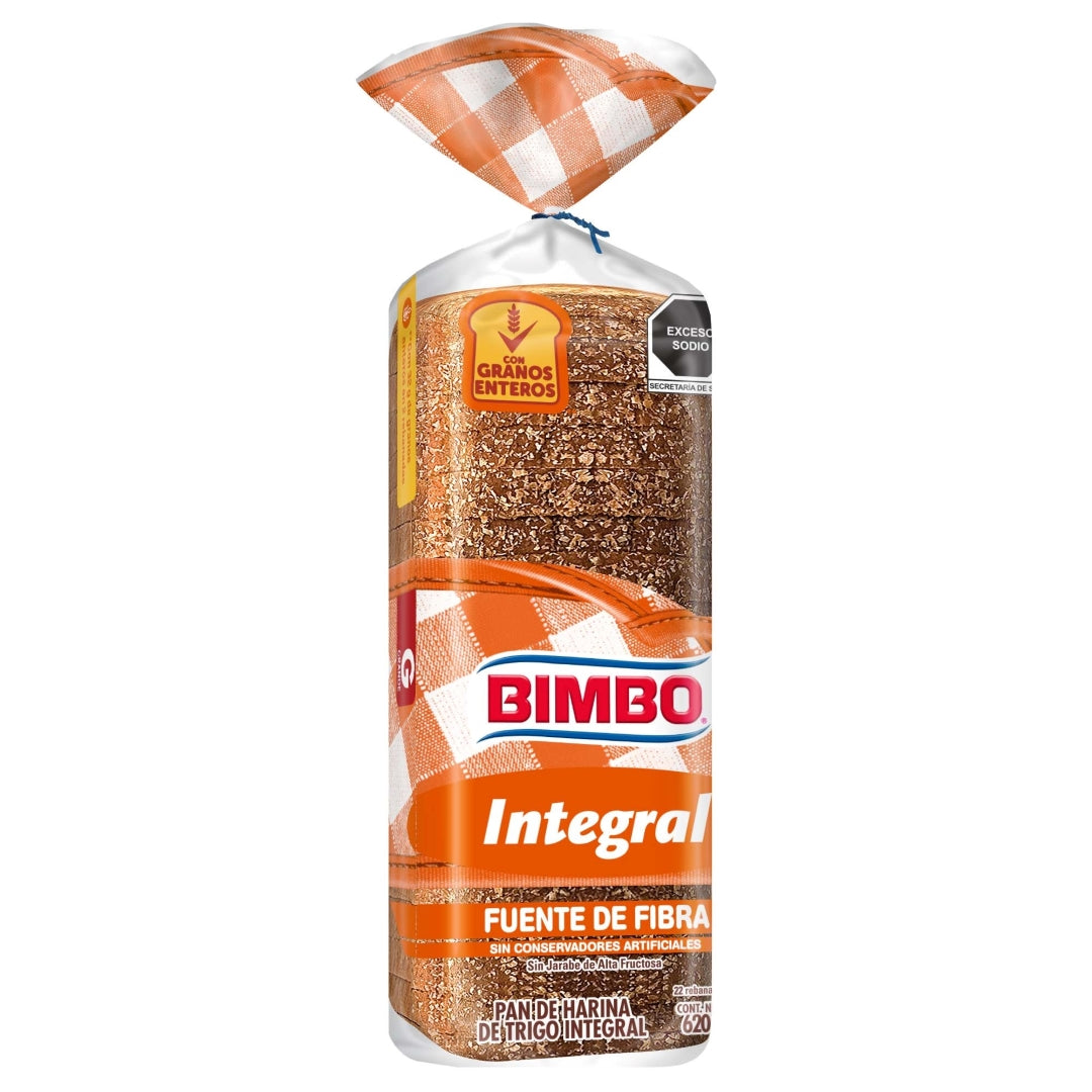Pan en Barra Integral Bimbo Grande 620 gr