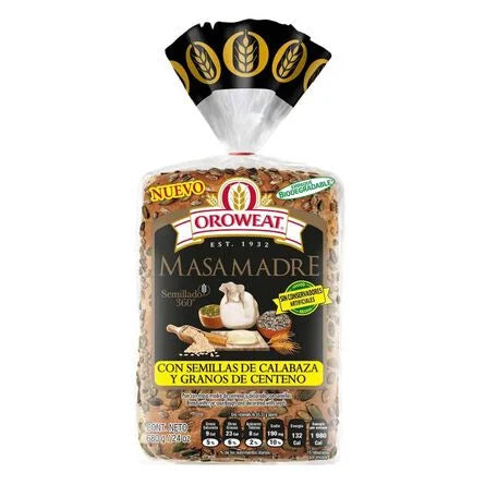Pan Oroweat Masa Madre 680 gr