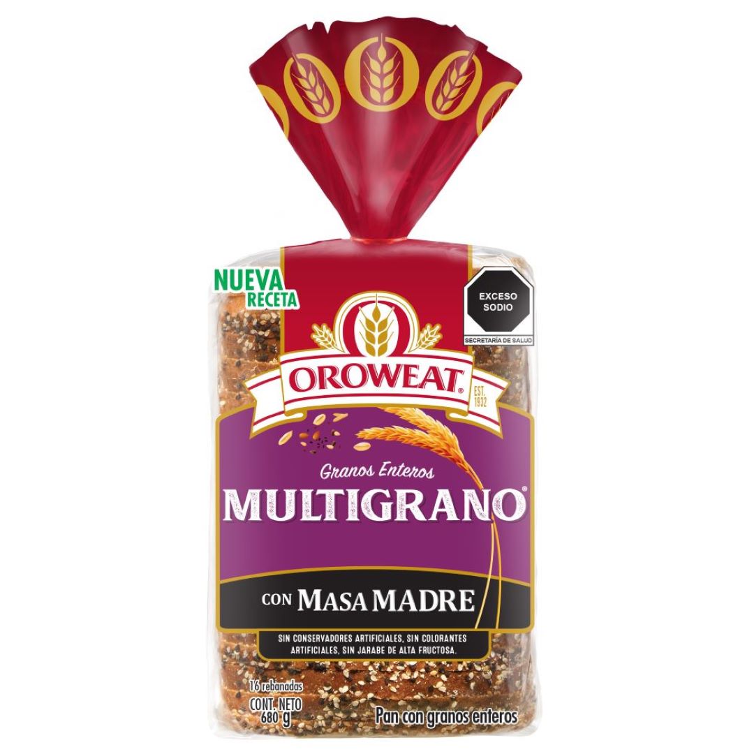 Pan En Barra Oroweat Multigrano 680 Gr
