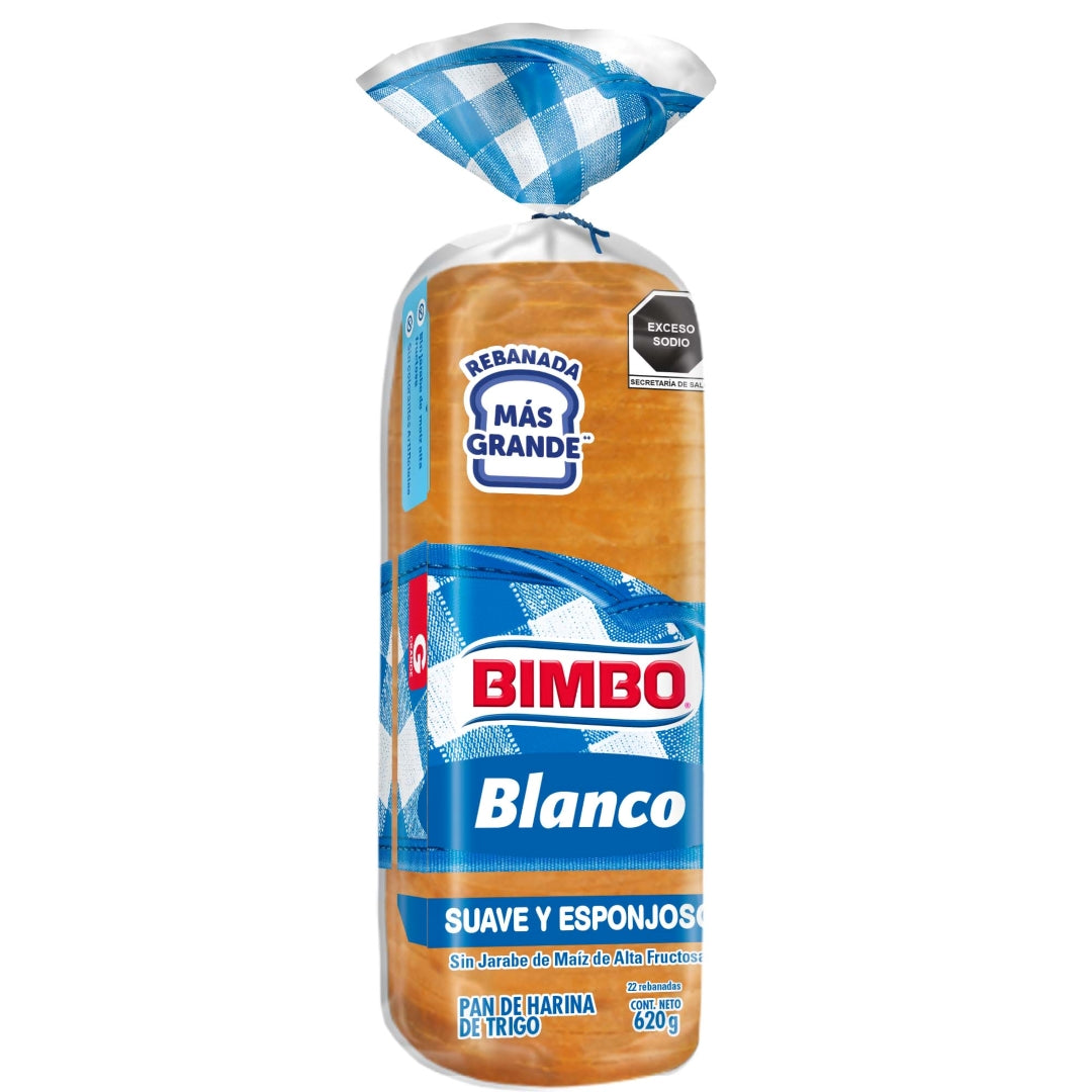 Pan en Barra Natural Bimbo Grande 620 gr