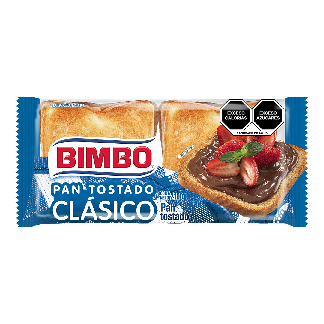 Pan Tostado Bimbo Clásico 210 gr