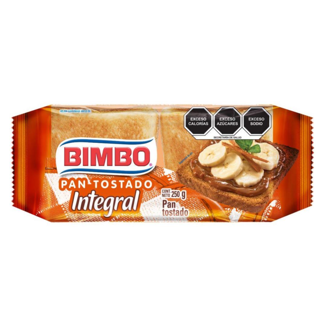 Pan Tostado Bimbo Integral 250 Gr