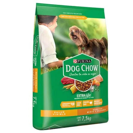 Dog chow nutrición reforzada adultos minis y pequeños  7.5kg
