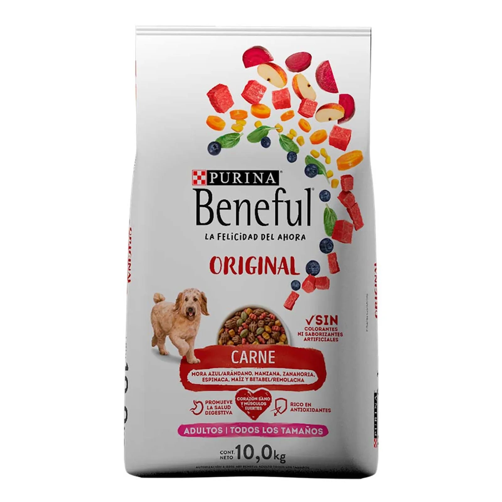 Beneful carne para perro adulto minis original 10kg