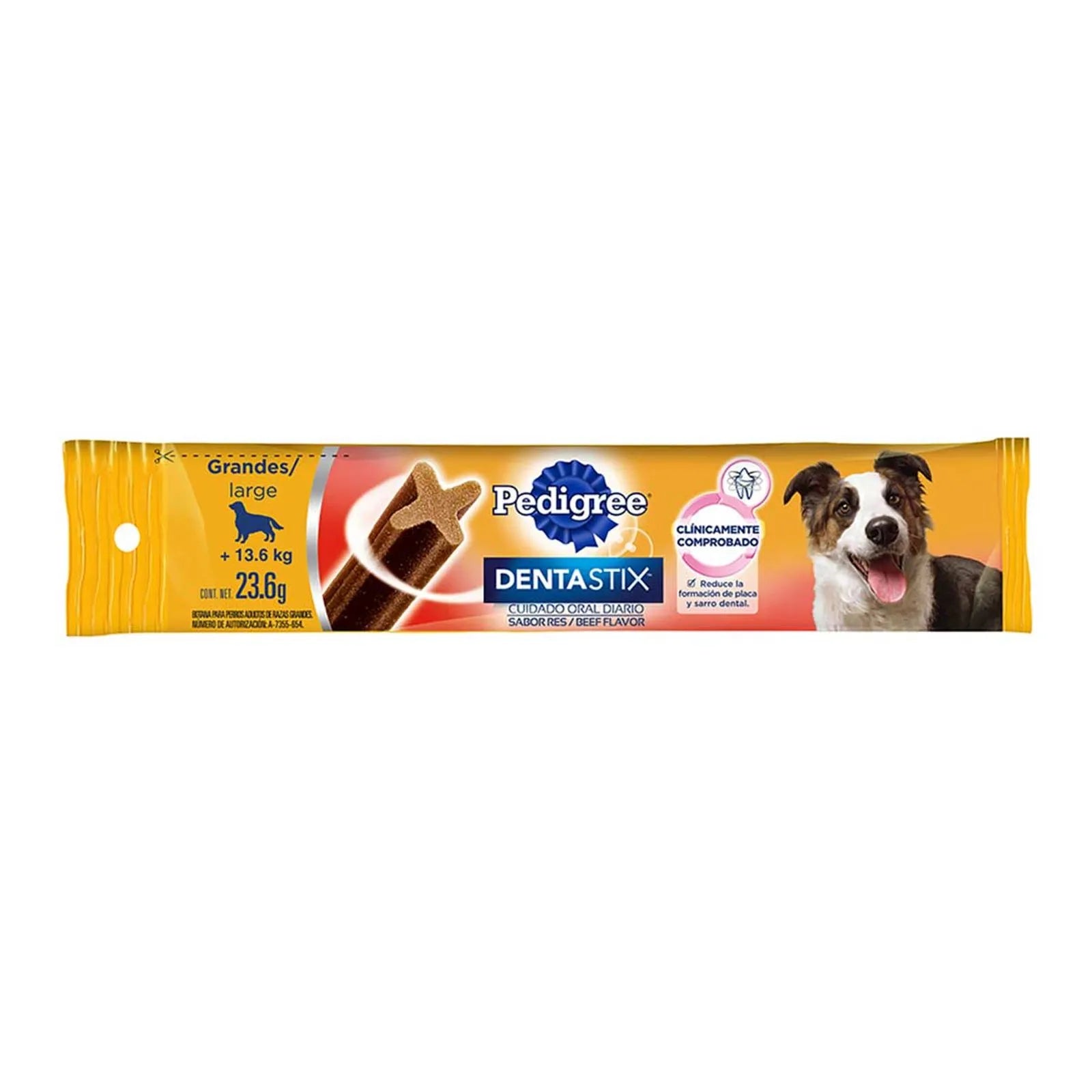 Pedigree dentastix adulto sabor res. 24.6g