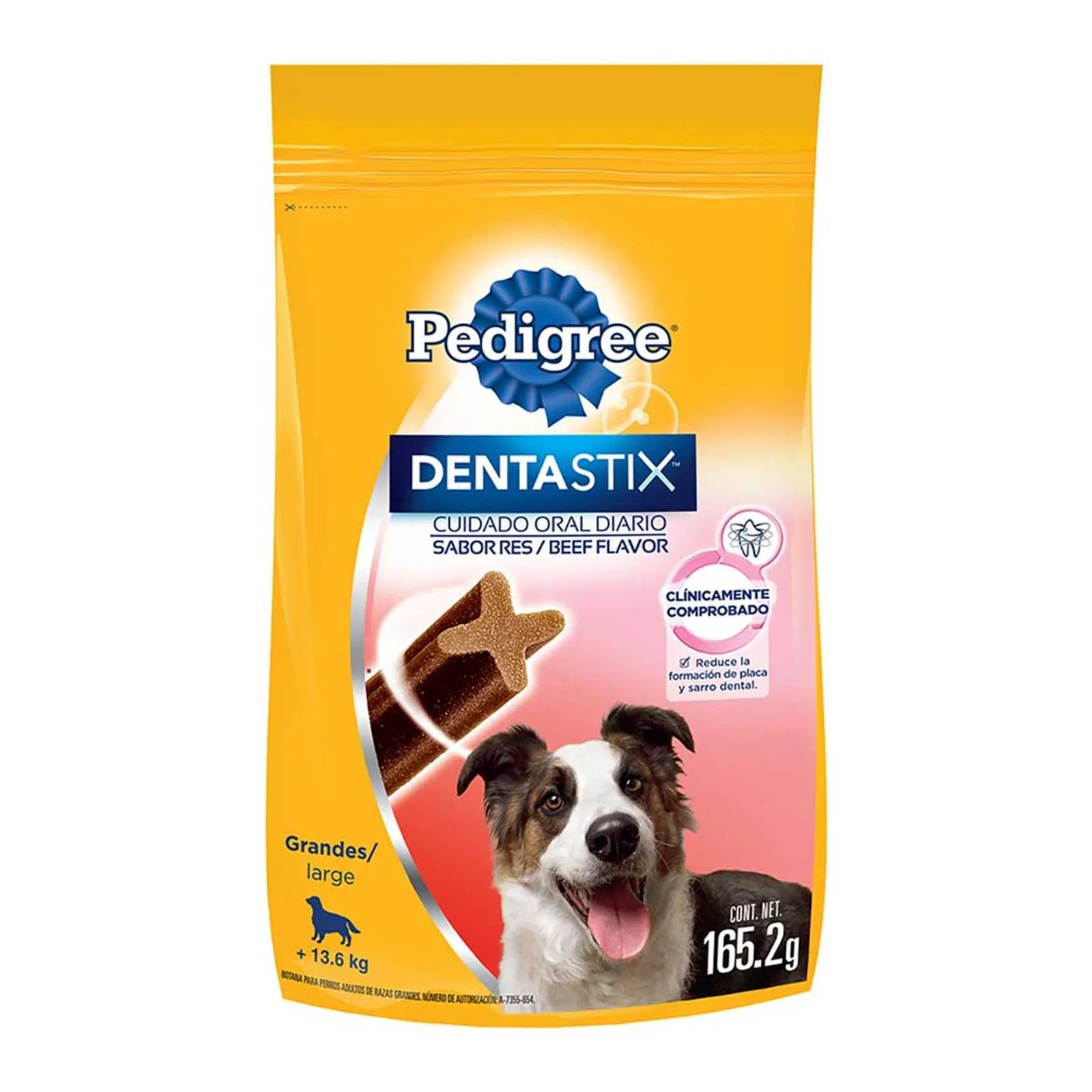 Pedigree dentastix adulto sabor res. 172g