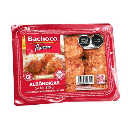 Albóndigas Prácticos Bachoco 310 gr