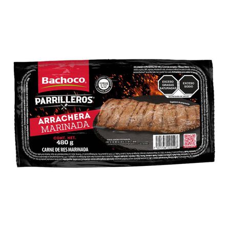 Arrachera Marinada de Res Parrilleros Bachoco 480 gr