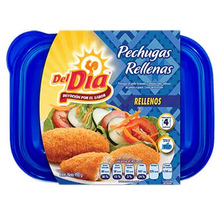 Pechugas de pollo Del Día rellenas 490 gr