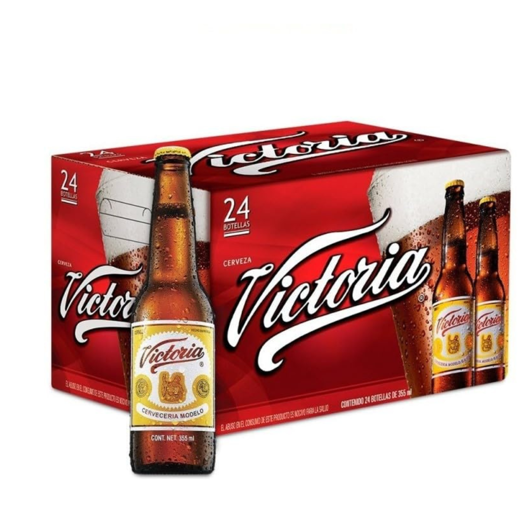 Cerveza ámbar Victoria 24 Pack Botellas 355 ml