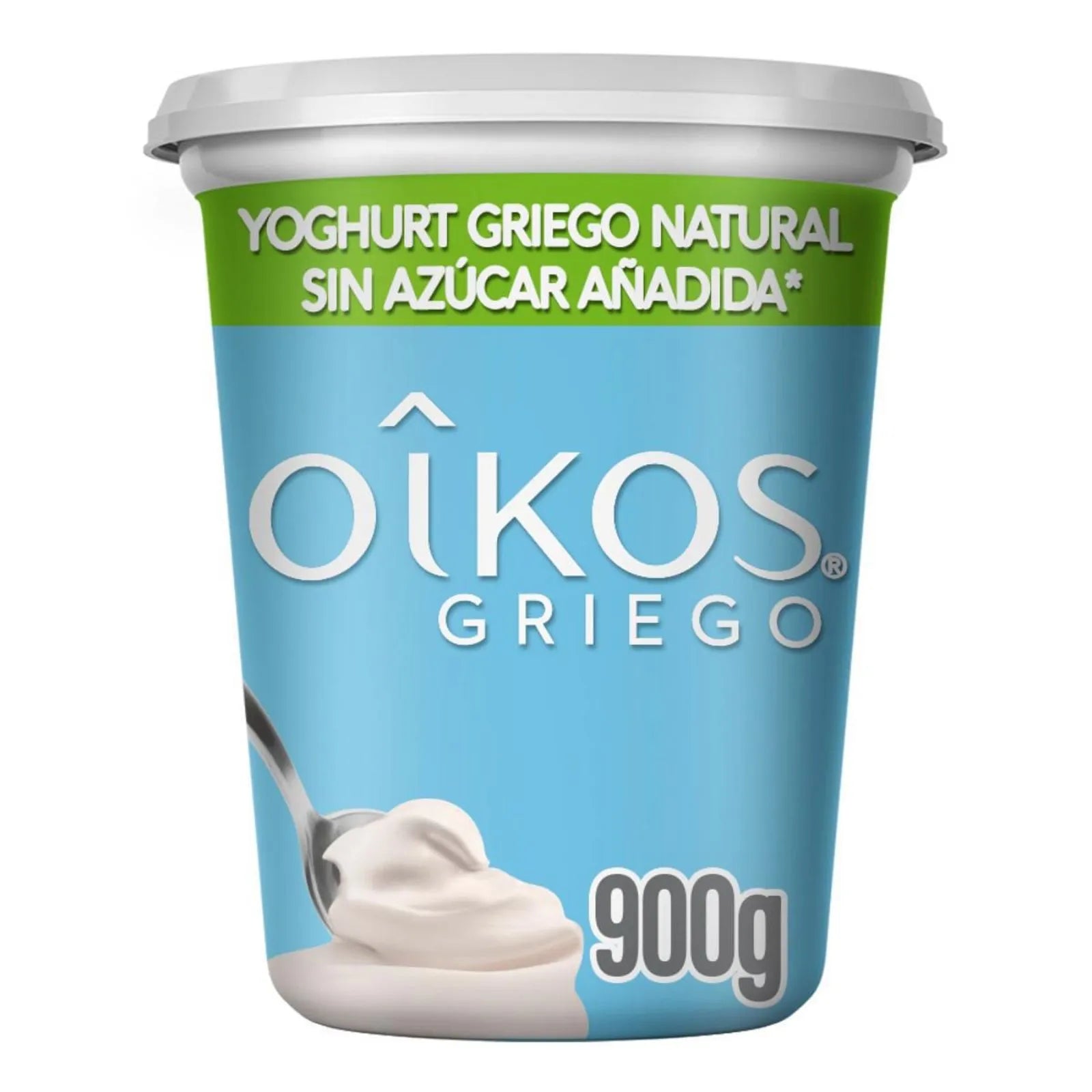 Yoghurt Griego Oikos con Proteína sabor Natural sin Azúcar 900 g
