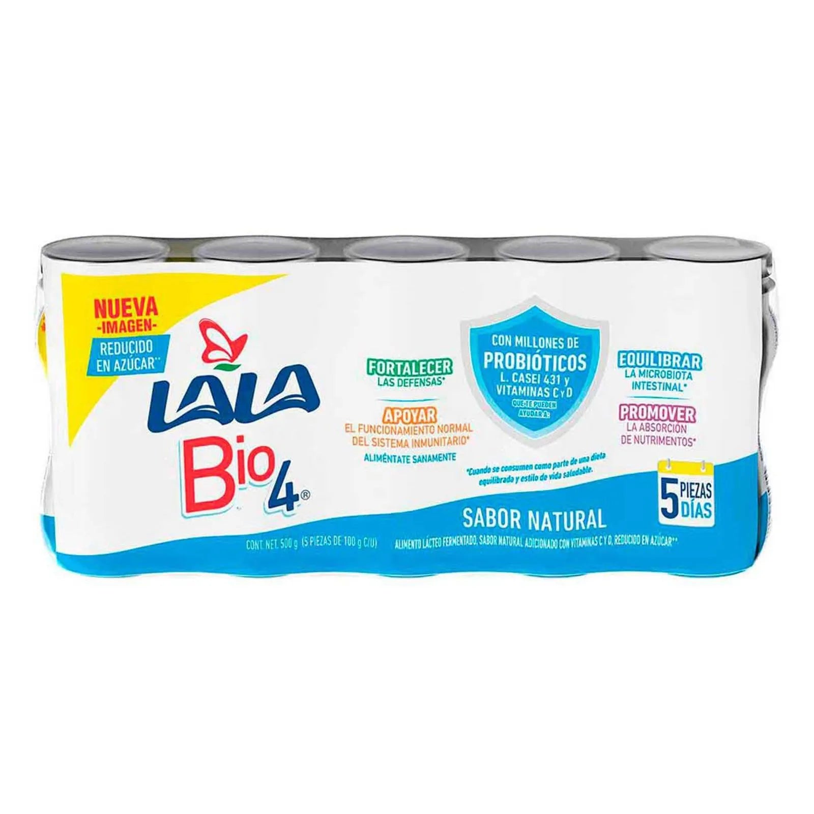 Yoghurt Lala Bio 4 Natural 100 g 5 pz