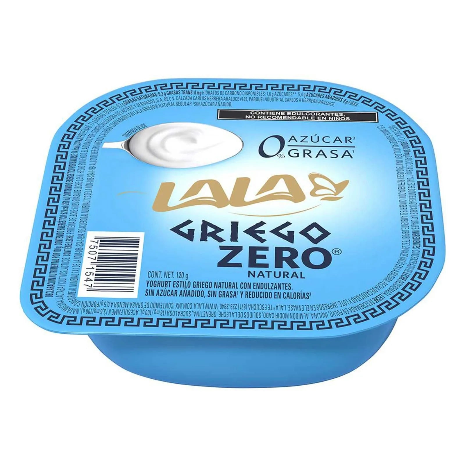 Yoghurt Lala Griego Zero Natural 120 g