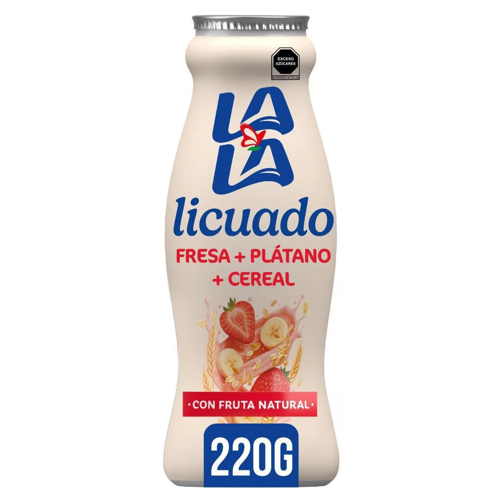 Yoghurt Lala Licuado Fresa Platano Cereal 220 g