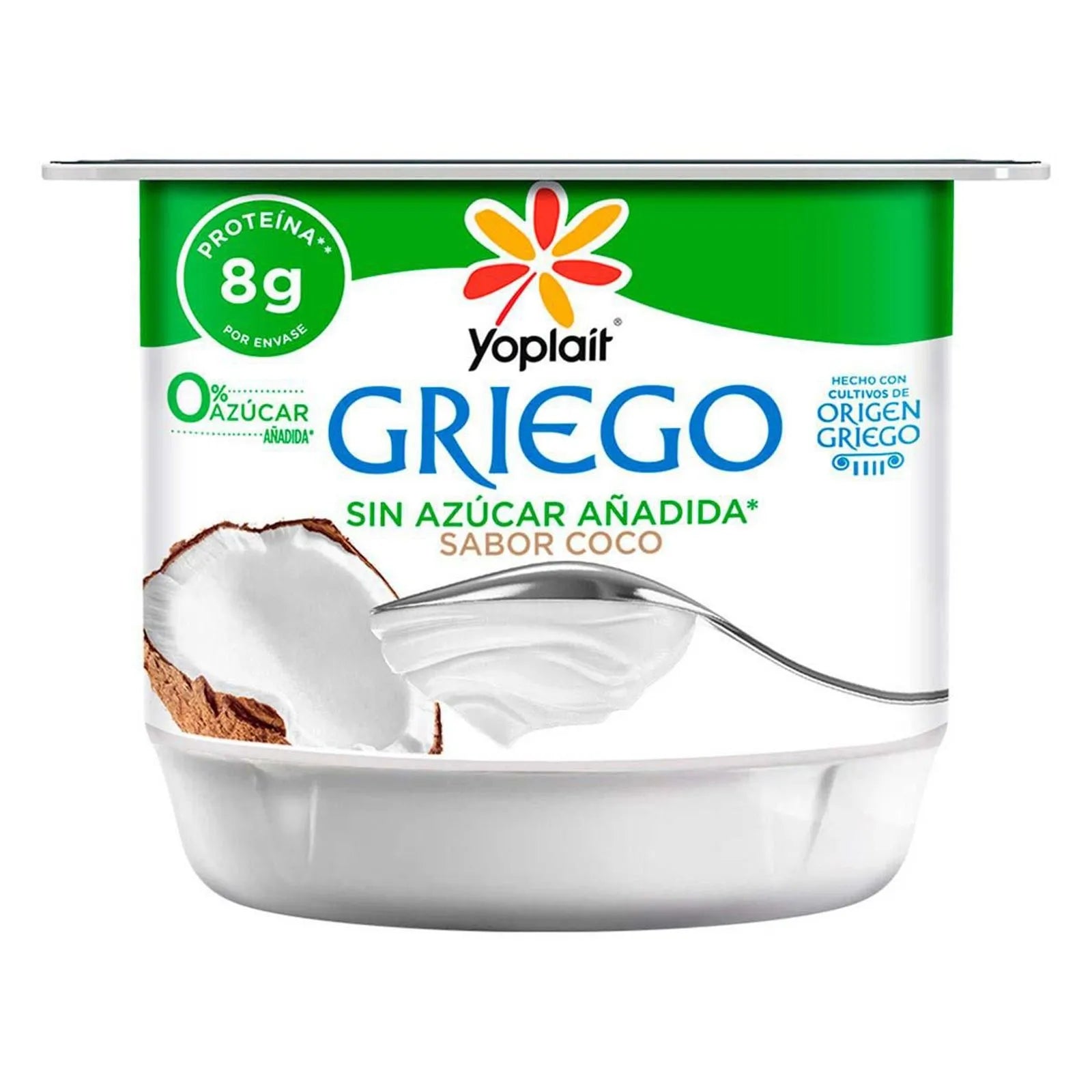 Yoghurt Yoplait Griego Coco Sin Azúcar 145 gr