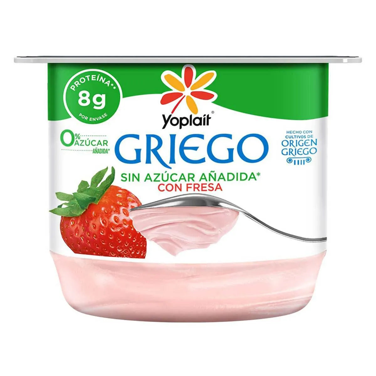 Yoghurt Yoplait Griego Fresa Sin Azúcar 145 gr