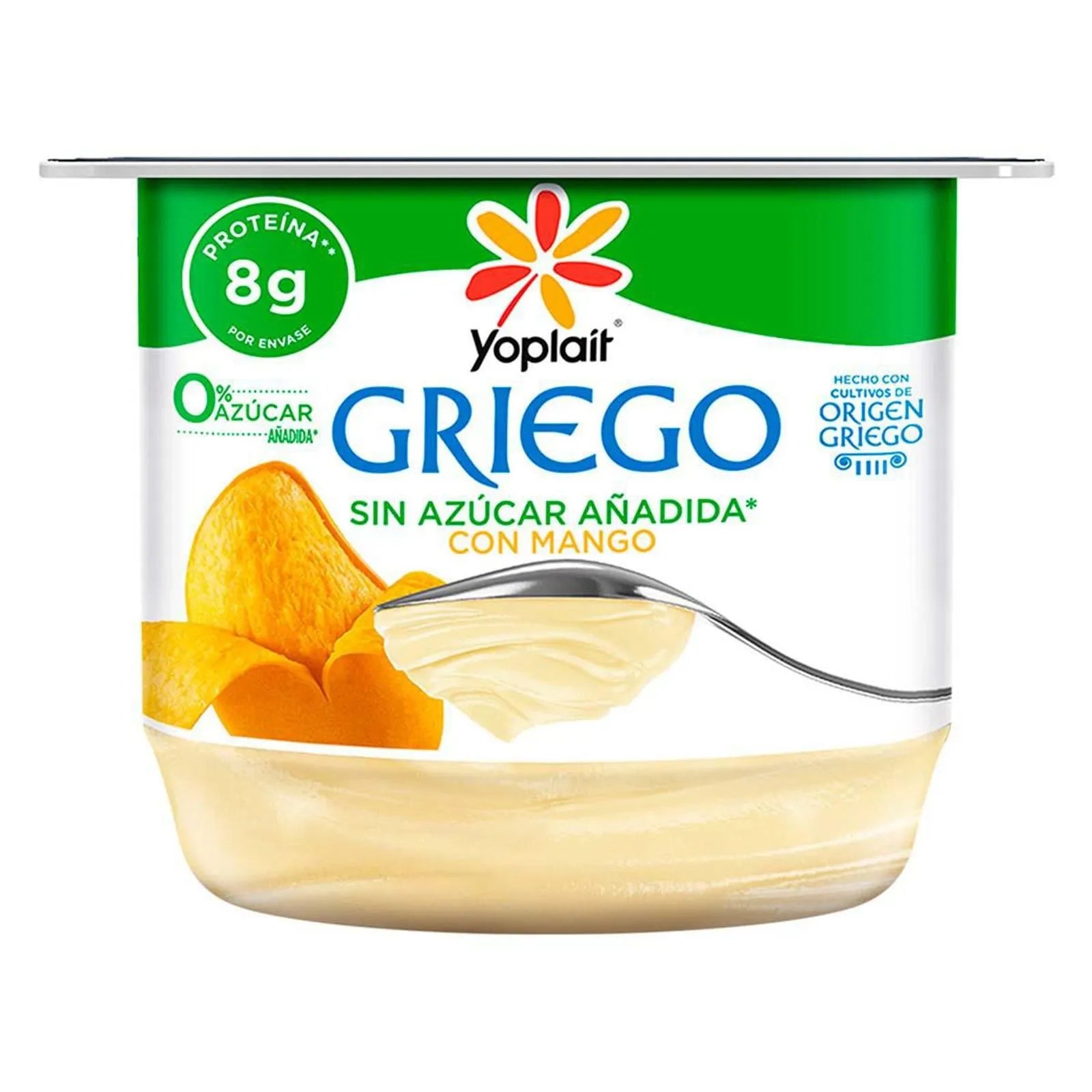 Yoghurt Yoplait Griego Mango Sin Azúcar 145 gr